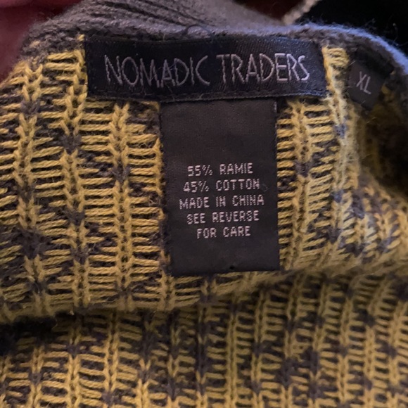 Nomadic Traders Patterned Sweater Coat - Picture 12 of 13